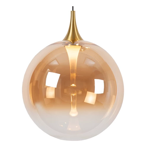 Lucide GISELA - Pendant light - Ø 30 cm - LED Dim. - 1x9,4W 2700K - Amber - Premium - detail 1